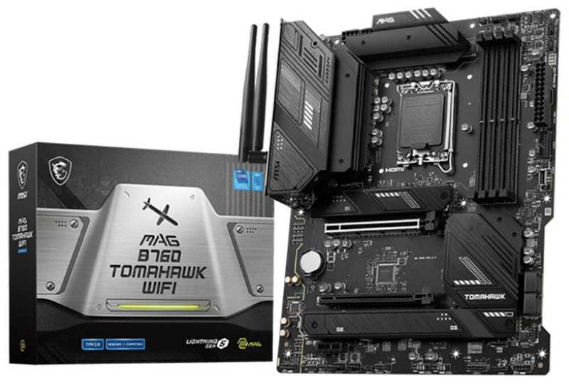 1700 MSI MAG B760 TOMAHAWK WIFI