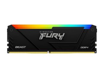 KINGSTON DIMM DDR4 8GB 3200MT/s KF432C16BB2A/8 Fury Beast RGB Black