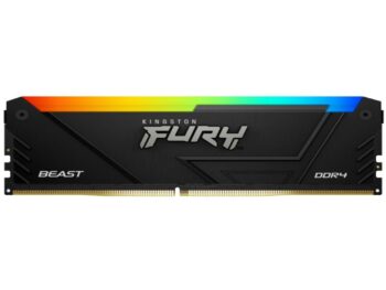 KINGSTON DIMM DDR4 8GB 3600MT/s KF436C17BB2A/8 Fury Beast RGB Black