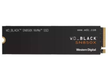 WD 1TB M.2 NVMe SSD WDS100T2X0E Black SN850X