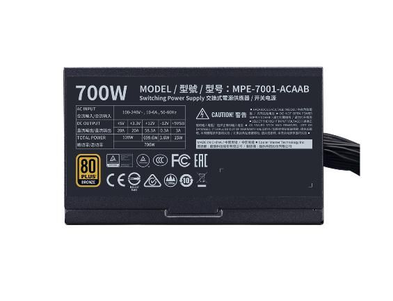 CoolerMaster NEX WHITE 700 700W (MPW-7001-ACBW-BE1) 3Y