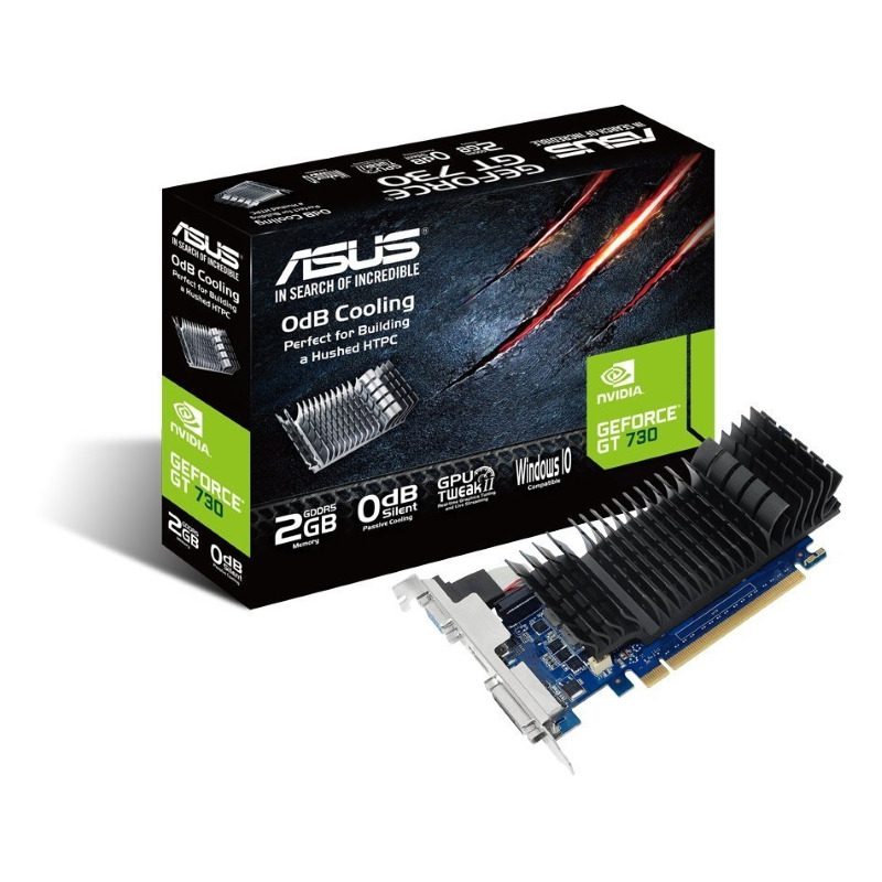ASUS nVidia GeForce GT 730 2GB 64bit GT730-SL-2GD5-BRK