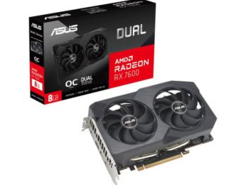 ASUS AMD Radeon RX 7600 EVO 8GB DUAL-RX7600-O8G-EVO