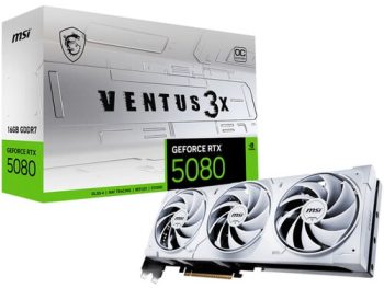 MSI RTX 5080 Ventus 3X OC 16GB White GDDR7