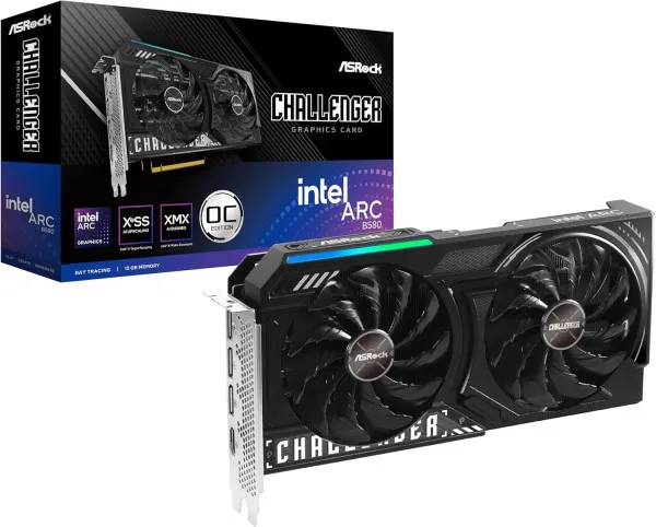 ASRock Intel Arc B580 Challenger 12GB OC, B580 CL 12GO
