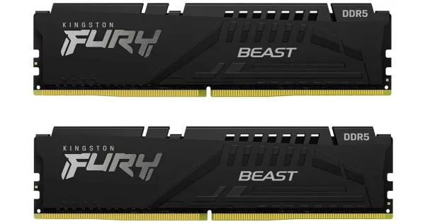 RAM DIMM DDR5 32GB (2x16GB) 6000MT/s Kingston Fury Beast Expo KF560C36BBE2K2-32
