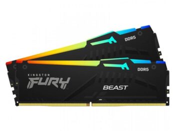 KINGSTON 16GB(2x8GB)/DIMM/DDR5/5600MHz/CL36/FURY Beast RGB EXPO KF556C36BBEAK2-16